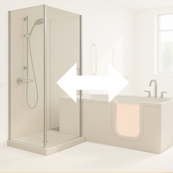 Wanne zur Dusche